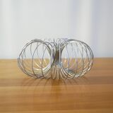 Vintage metal fruit basket