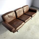 De Sede DS31 sofa in brown leather, 1970s