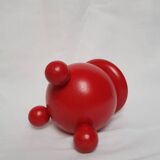 Bougeoir de Noël vintage suédois en bois conçu par Eric Dalmas pour Dala Industries