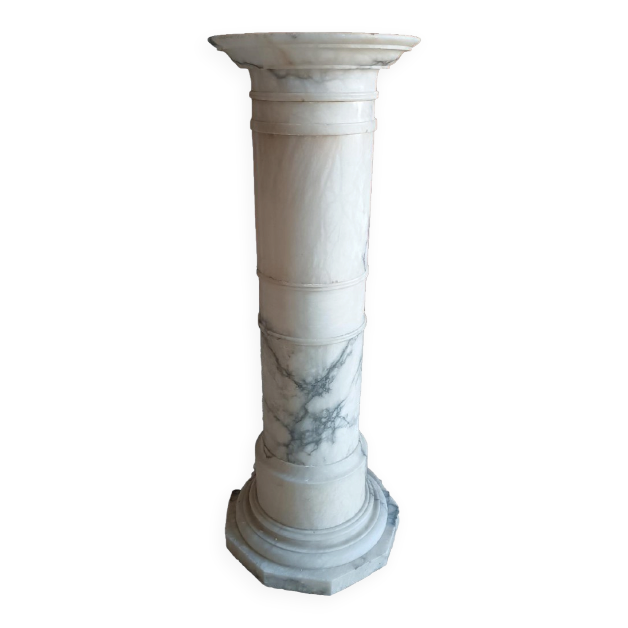 Alabaster column from the late 19th century.