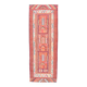 Red & Burgundy Vintage Runner Rug, 102x274Cm