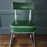 Vintage industrial sled desk