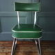 Vintage industrial sled desk