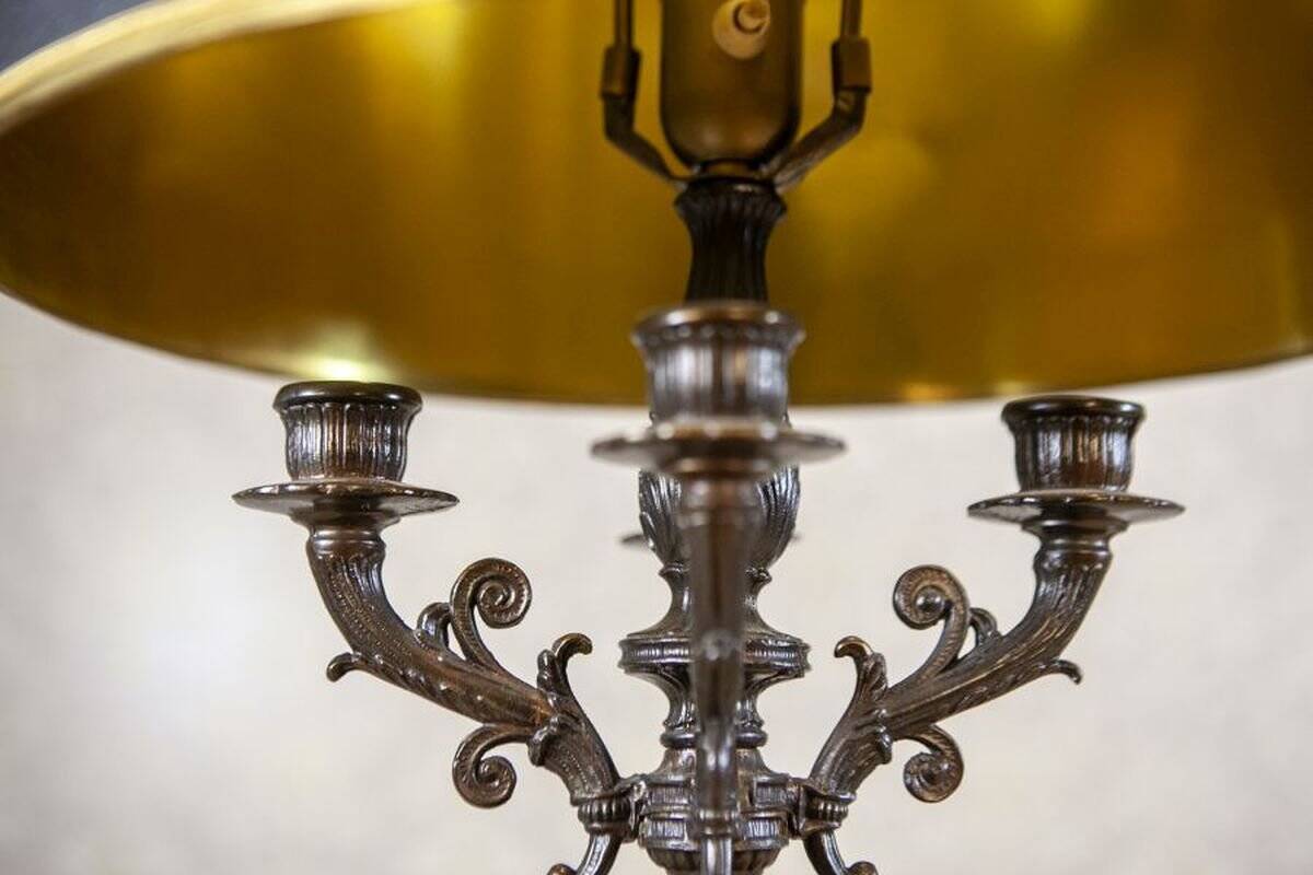 Late 20th Century Mid-Century Modern Desk Lamp in Black