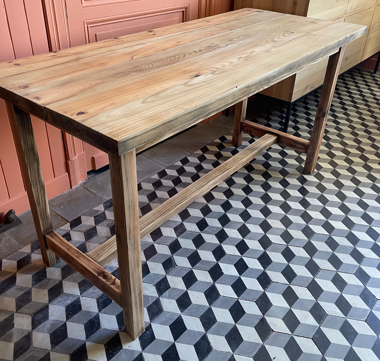 Renovated farmhouse table