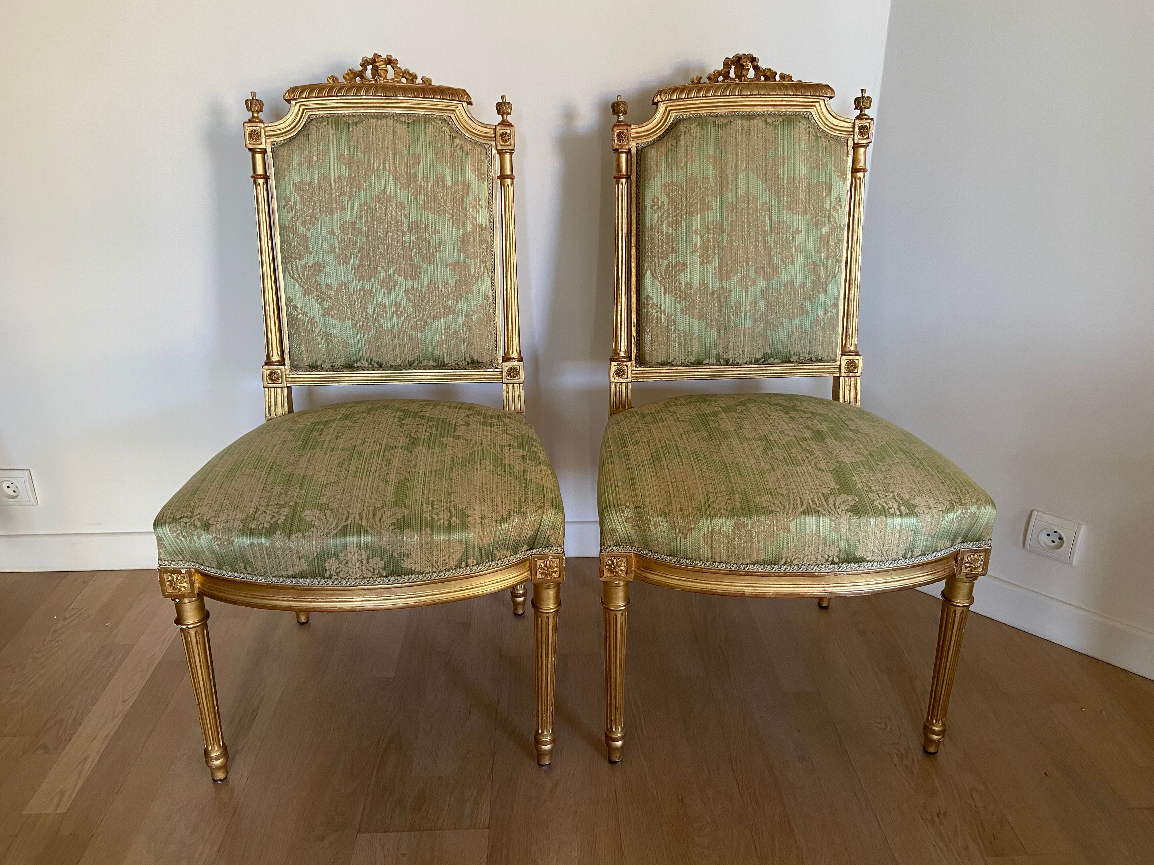 Napoleon III lounge set style louis XVI