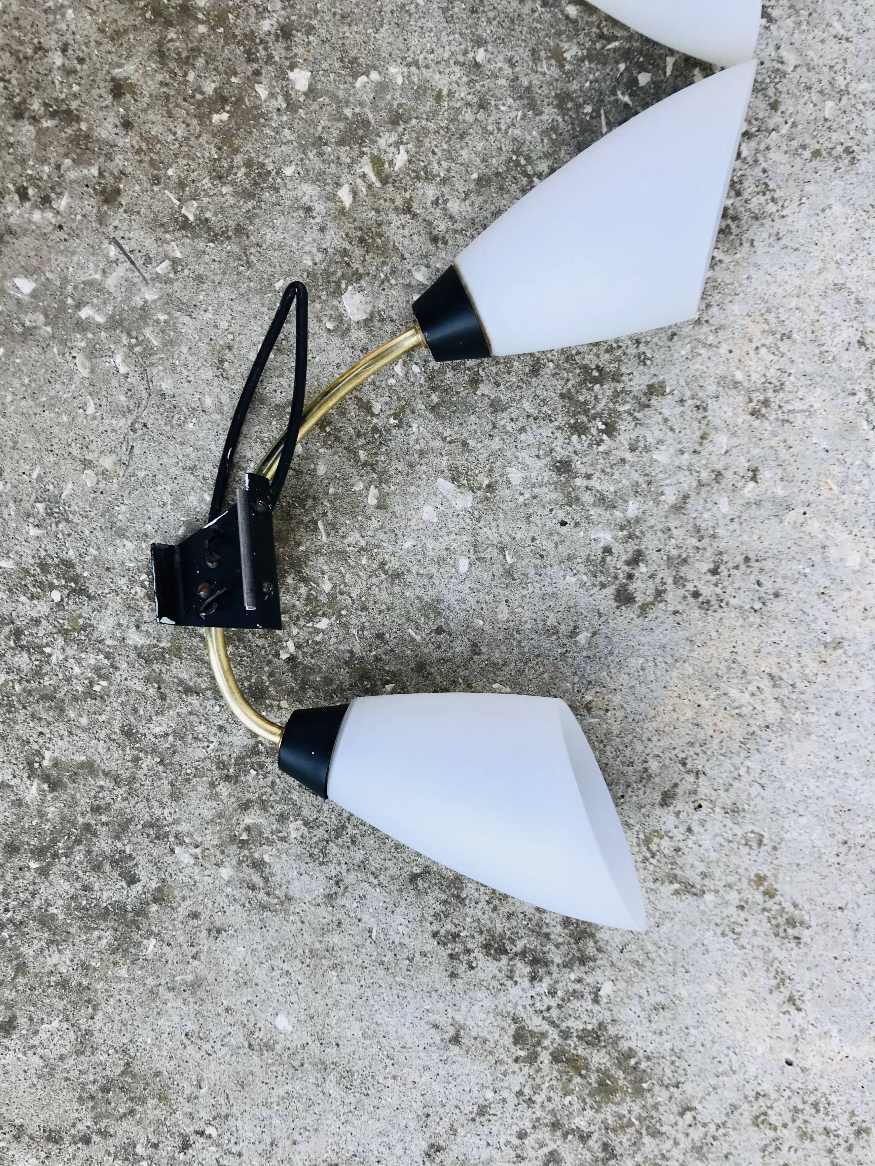 Pair of 50s wall light