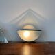 Pair of Illo wall lamps for Lamperti, 1980s, made in Italy