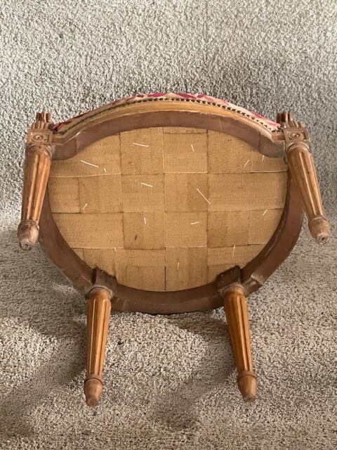 Louis XVI style convertible armchair