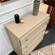Commode vintage beige