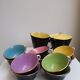 Black 60s coffee service Digoin - Sarreguemines