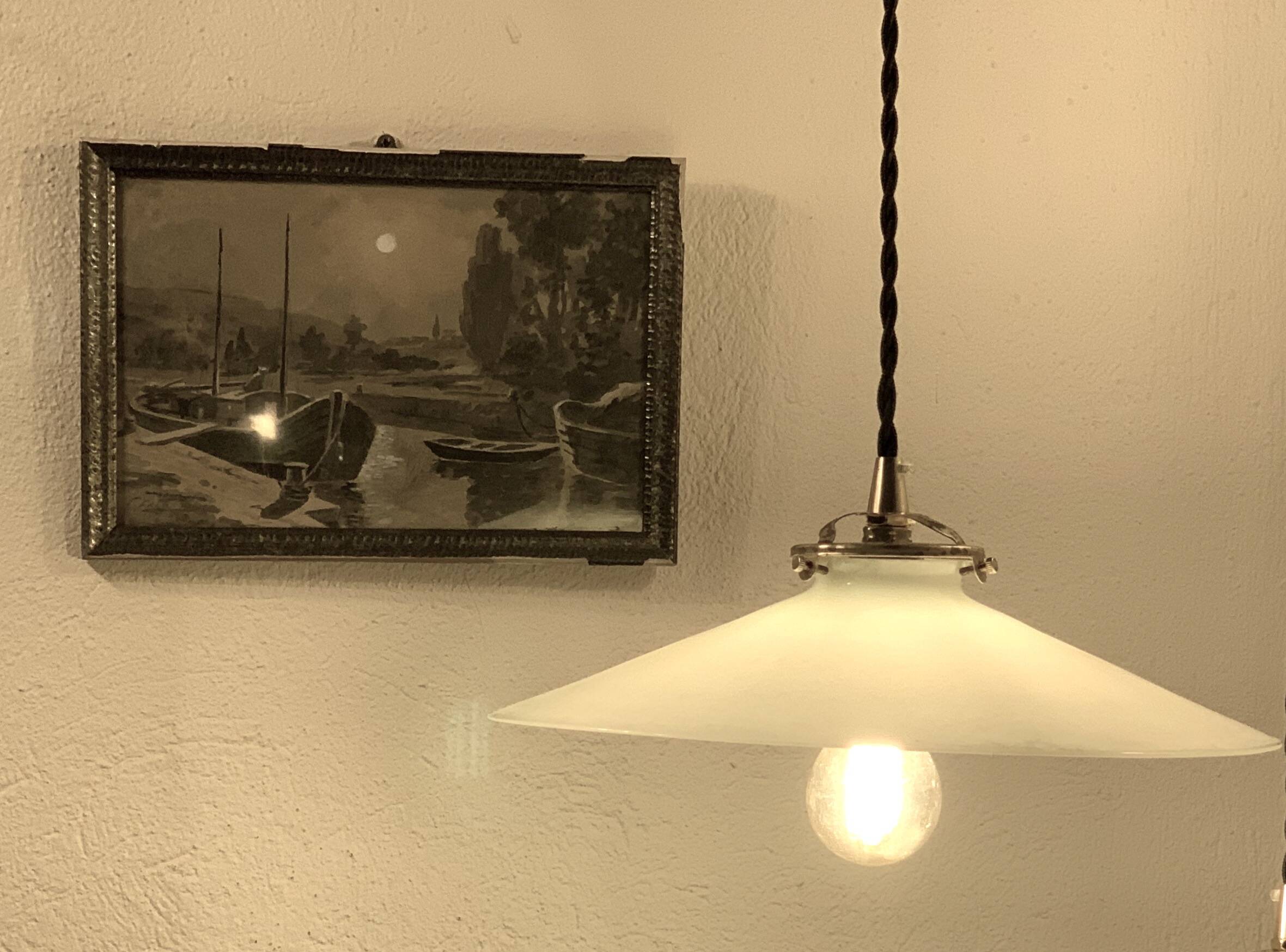 Pairs of bistro opalines 1920 smooth edges