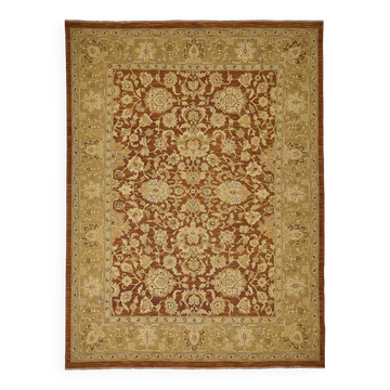 Turkish Handknotted Wool Oushak Rug 268 cm x 358 cm