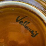 Set of 10 vintage 70s plates in Vallauris handcrafted earthenware