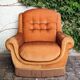 Velvet armchair from the 70s