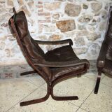 Pair of scandinavian armchairs by Ingmar Relling 60/70