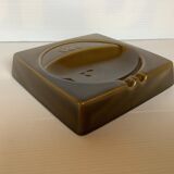 Vide poche cendrier cec marron ocre