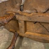 Vintage solid elm coffee table
