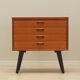 Commode en teck, design danois, années 1970, production : Danemark