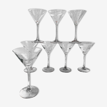 Ensemble de 8 verres Martini Ice Pink