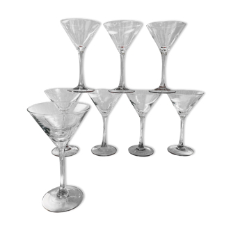 Set of 8 Martini Ice Pink glasses
