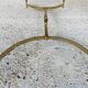 Vintage marble and brass coffee table circa 60's