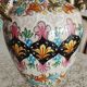 Large ornamental vase in Italian majolica (Molaroni)