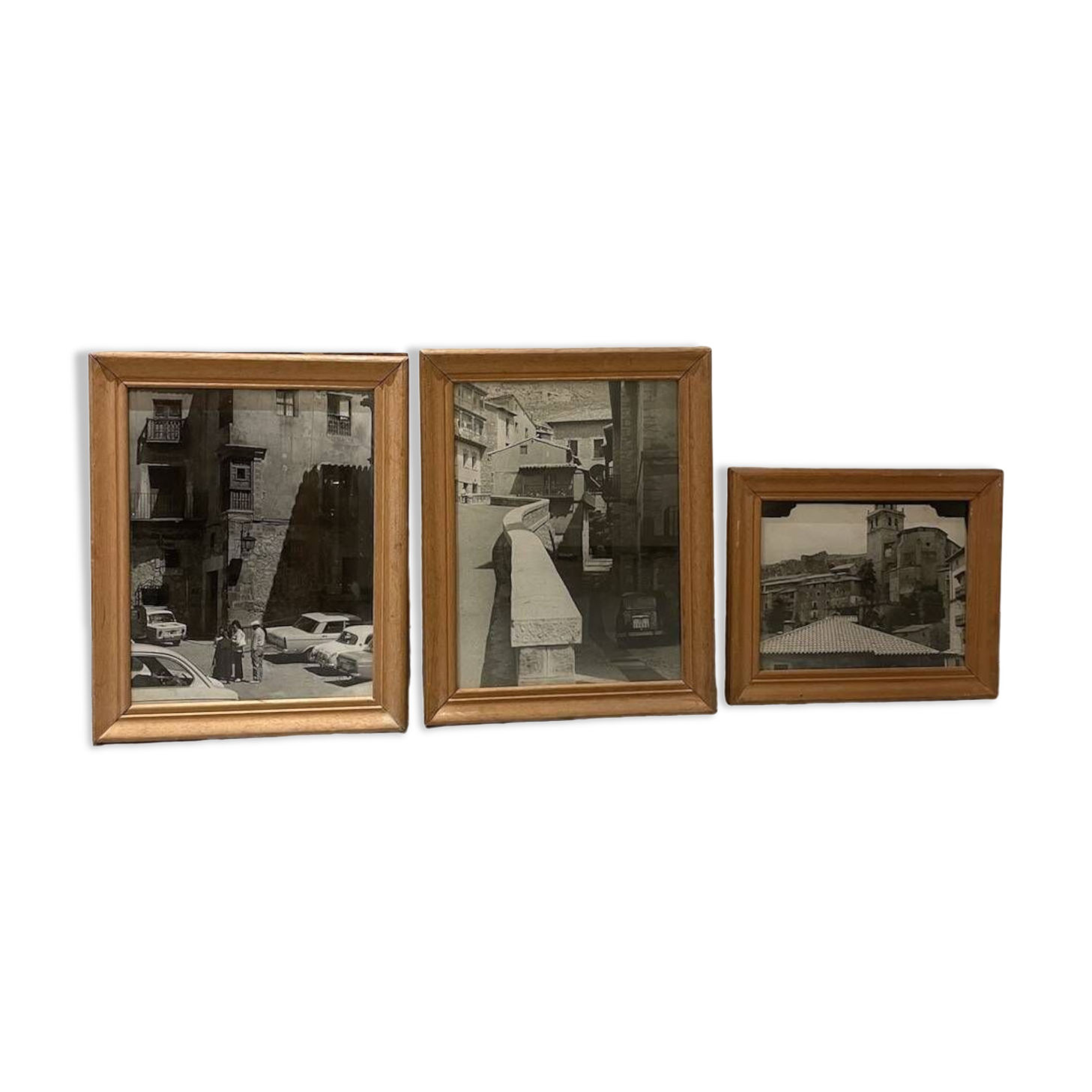 Set de trois photos noir et blanc 1950