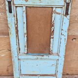 Burmese teak window mirror