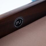 Stool in mahogany designed by Ole Wanscher and manufactured by P. Jeppesen.