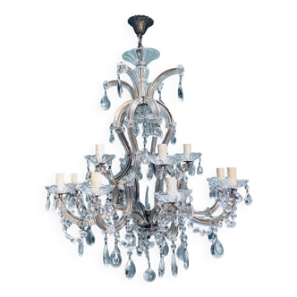 Large old chandelier 12 candles