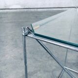 Cubist coffee table with lamp attributed to Max Sauze, France 1960s