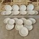 24 vintage L'amandimoise earthenware plates