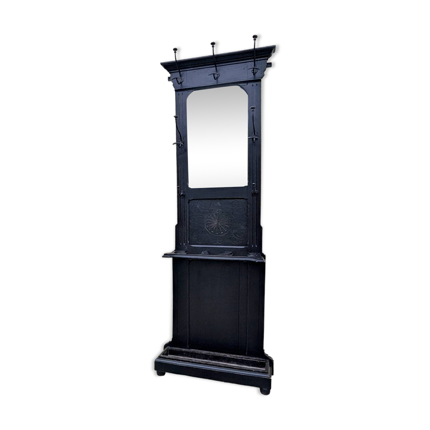 Entrance hall coat rack cane umbrella