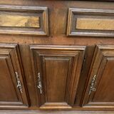 Country-style sideboard in solid oak – 18th century