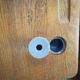 vintage wooden school desk with its chair