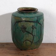 Ancient Asian vase with floral details (c.1820) #14