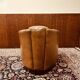Fauteuil club vintage en cuir de mouton