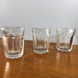 3 blown glass cups