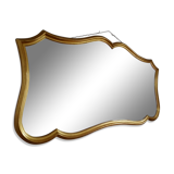 Old gilded wood mirror 149x74cm