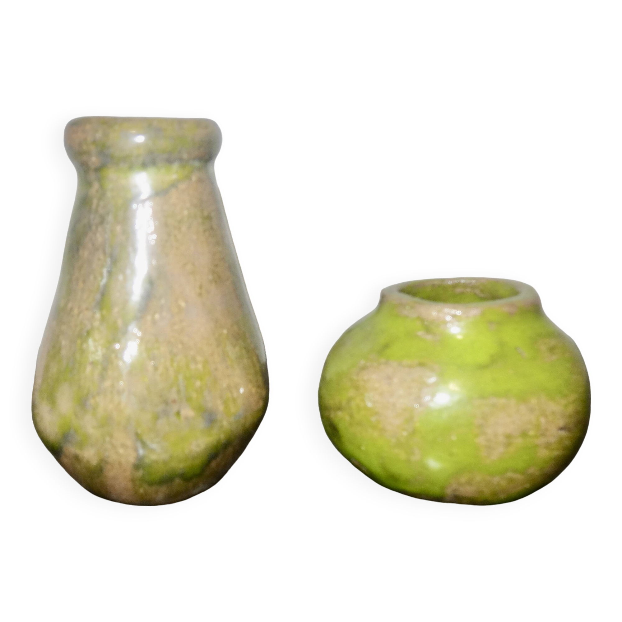 Small glaze ceramic vases