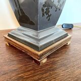 Pair asian style table lamps