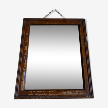 Small early 20th-century mirror 26x32cm