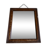 Small early 20th-century mirror 26x32cm