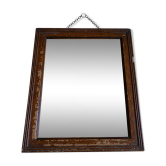 Small early 20th-century mirror 26x32cm