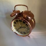 Vintage chambord copper mechanical alarm clock