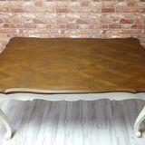 Folding oak table provence style