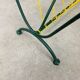 50s metal magazine rack with scoubidou
