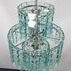 Italian cut glass chandelier by Zero Quattro. 1970s
