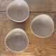 Lot de 3 petits bols en gres
